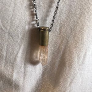 *MOVING SALE* Handmade Shotgun Quartz Necklace